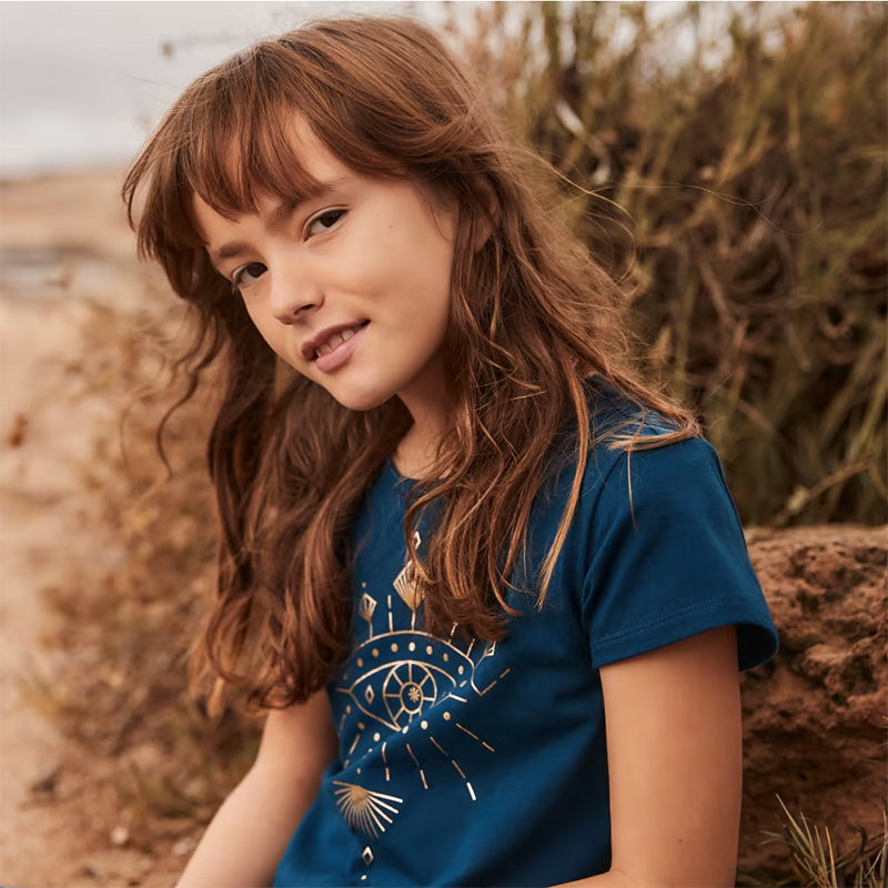 FIT Z - Dievčenská krátka košeľa Etnic č.164/170 