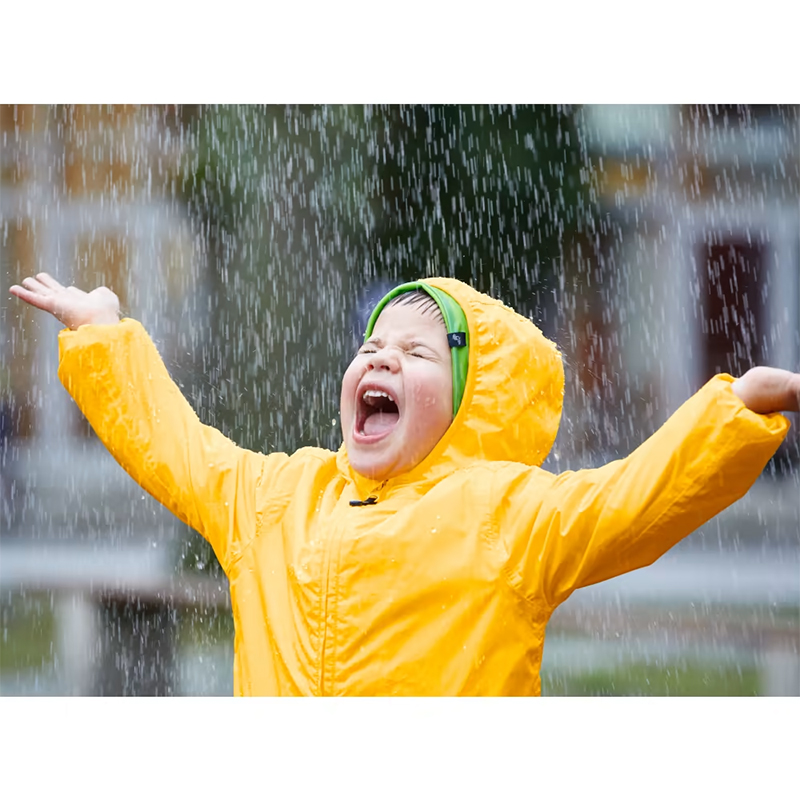 JAKO-O - Detská nepremokavá bunda do dažďa žltá č.116/122