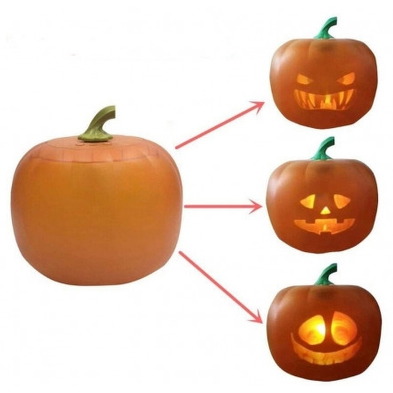 Hovoriaca a spievajúca lampa Tekvica