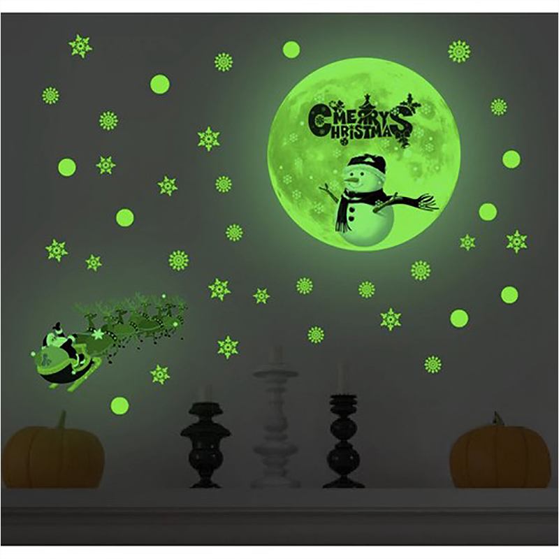 Vianočné nálepky fluorescenčné 29ks