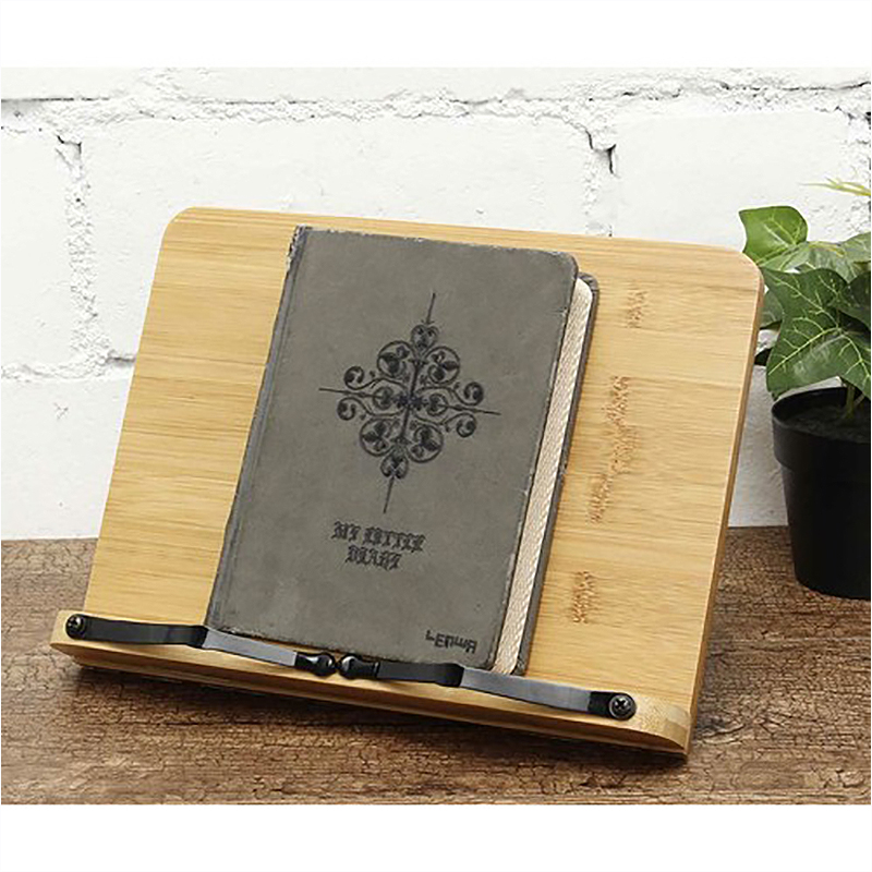 Stojan na notebook, knihu, tablet skladací bambusový