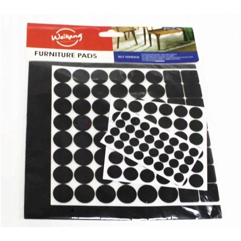 Filcové podložky pod nábytok 125 ks