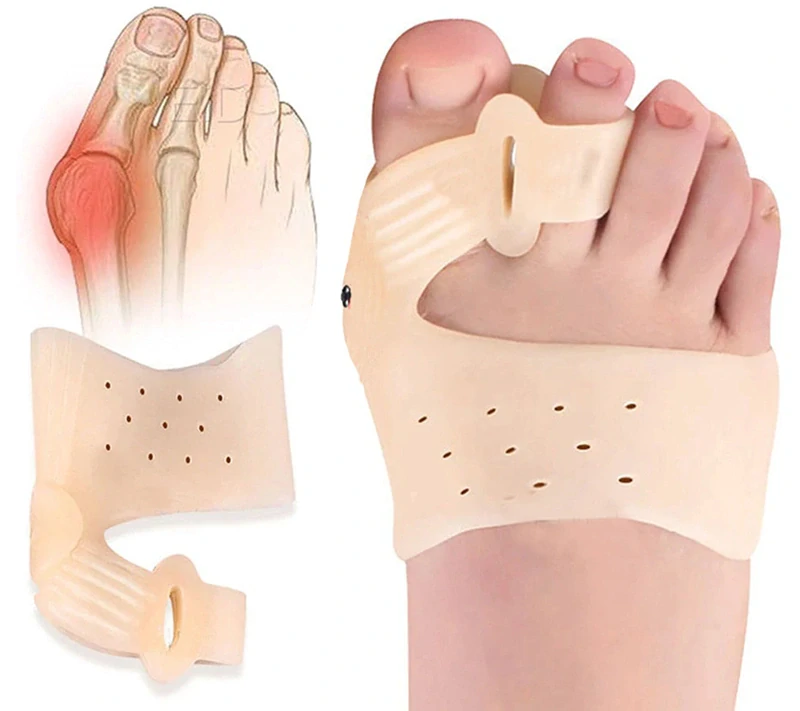 Gélový separátor prstov chodidla s klinom na haluxy 2ks