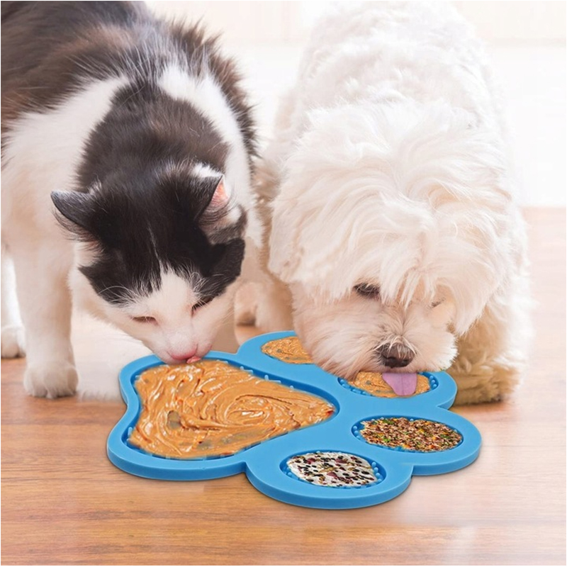 Podložka pre zviera spomaľujúca jedenie antistres