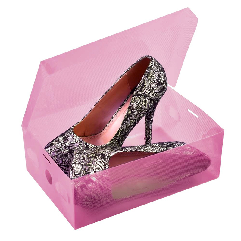 Púzdro na topánky transparentné 28 x 18,5 x 9,5cm