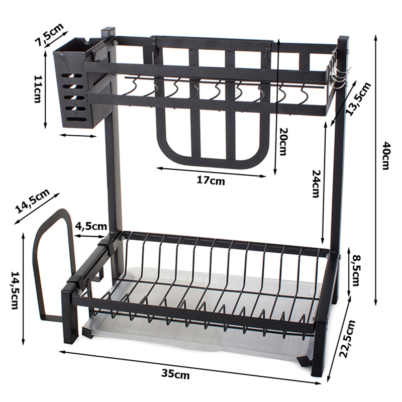 Odkvapkávač dvojposchodový 22x35x14cm