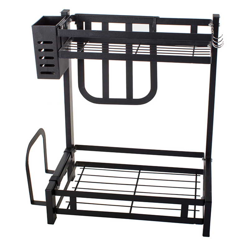 Kuchynský organizér kovový dvojposchodový