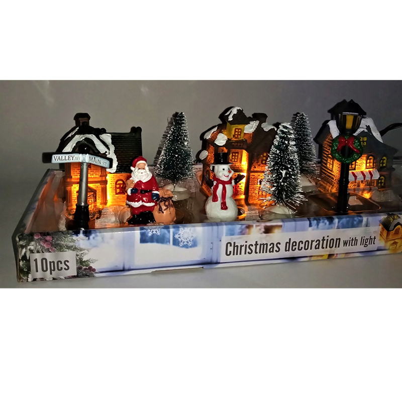 Vianočná LED dedinka