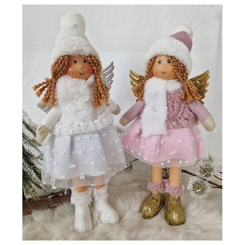 Bábika vianočná biela