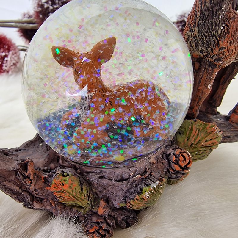 Dekorácia jeleň s guľou