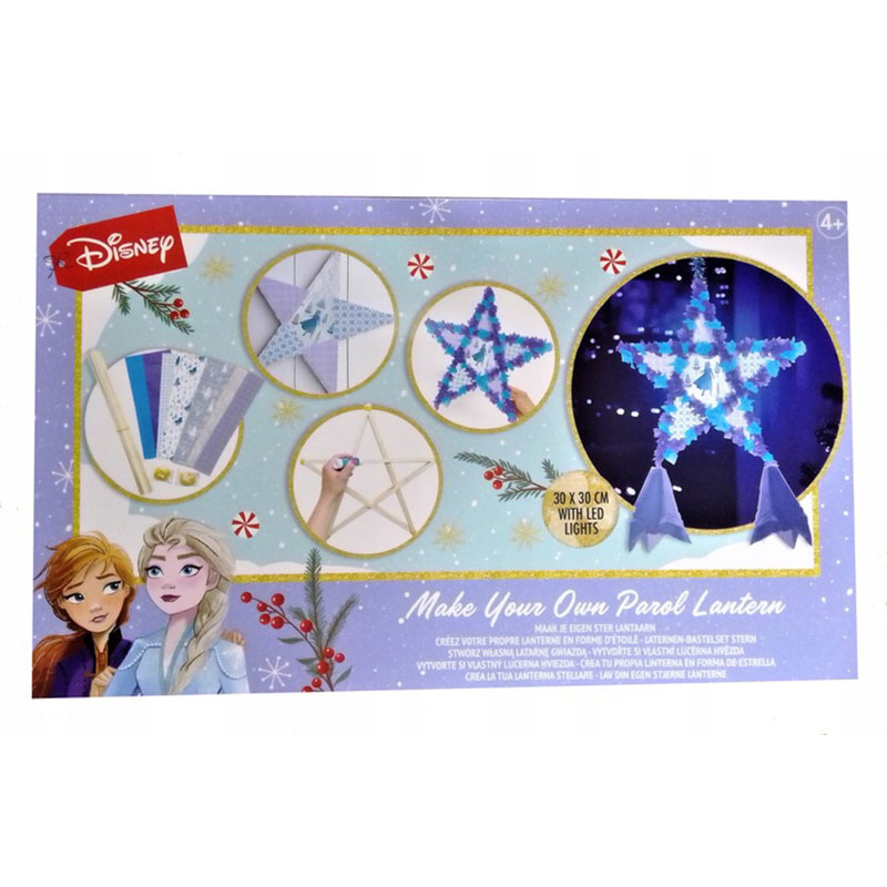 Výroba vlastnej vianočnej LED hviezdy - Disney Frozen