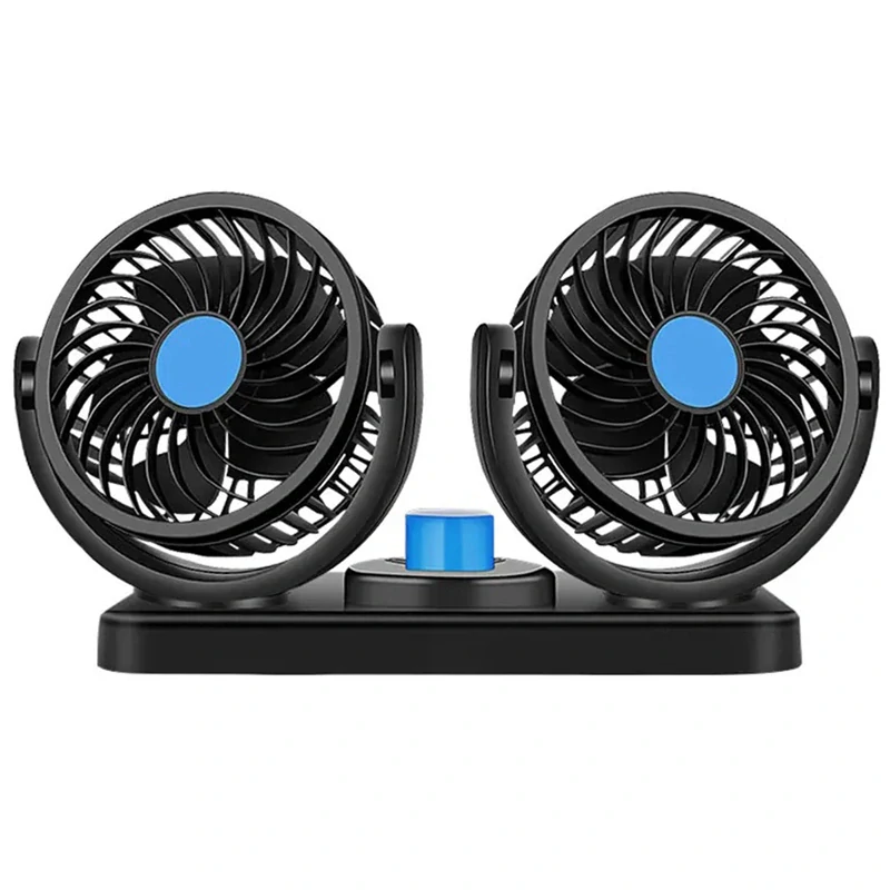 Dvojitý ventilátor do auta USB