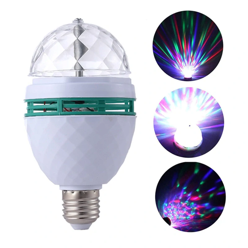 Žiarovka Disco E27 LED RGB