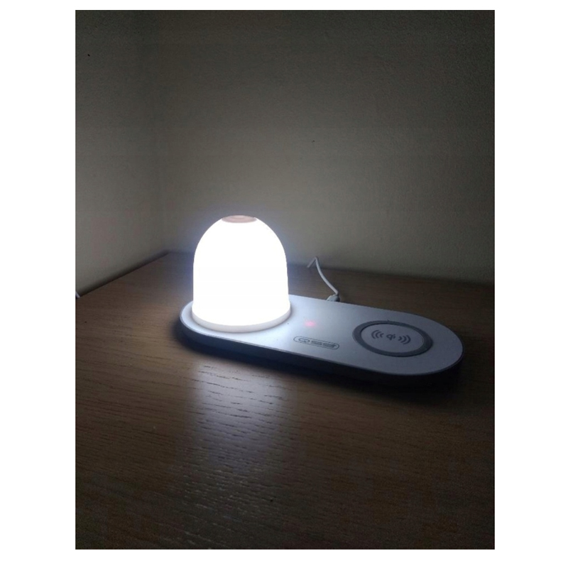 Bezdrôtová Qi nabíjačka s nočným svetlom