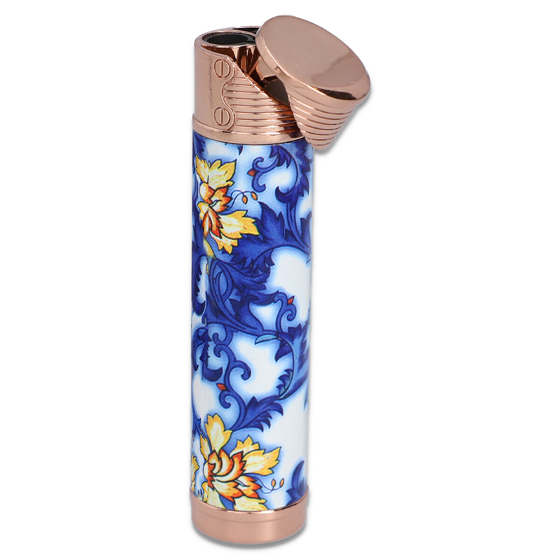 Gentelo Turbo zapaľovač Flowers v darčekovej kazete