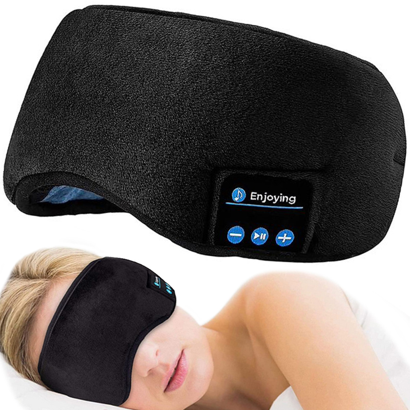 Maska na spanie so slúchadlami Bluetooth