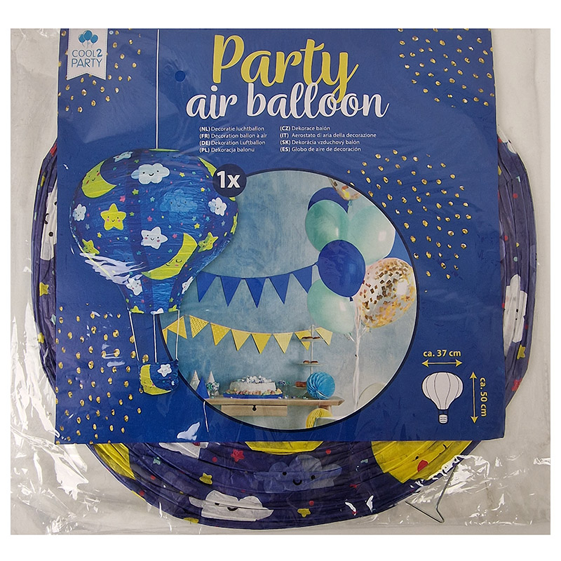 Balón XXL modrý 