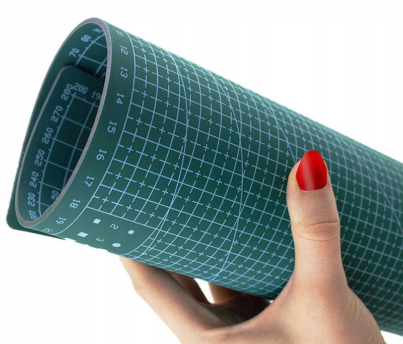 Modelárska podložka na rezanie A4 obojstranná zelená