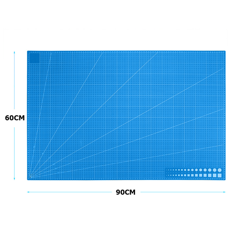 Modelárska podložka na rezanie A1 obojstranná modrá