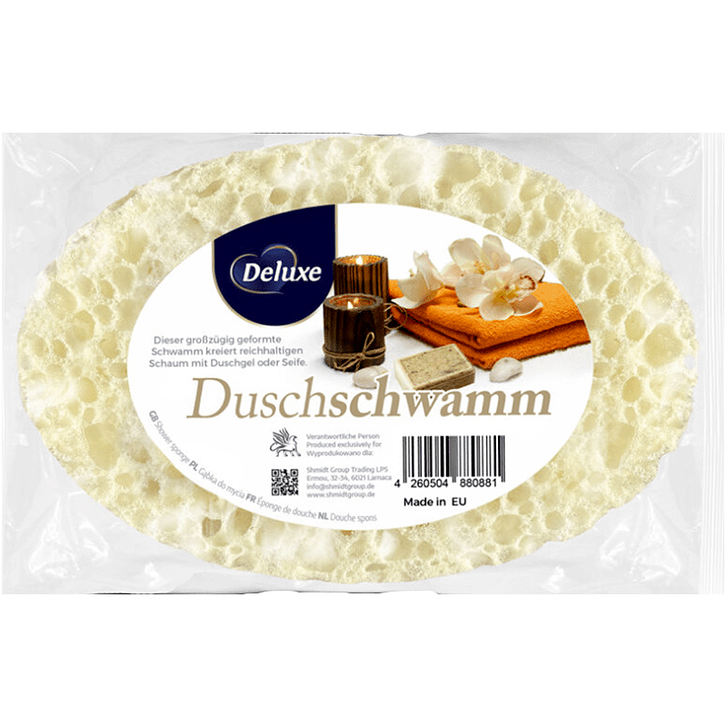 DeLuxe - Kúpeľová hubka na umývanie tela