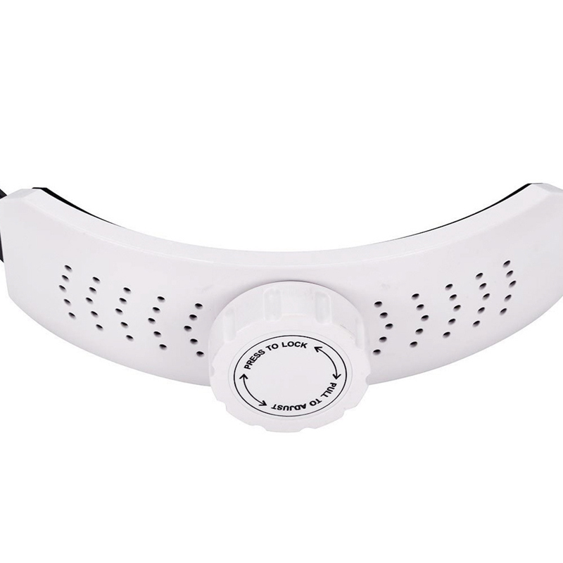 Náhlavná lupa s LED podsvietením a vymeniteľnými šošovkami