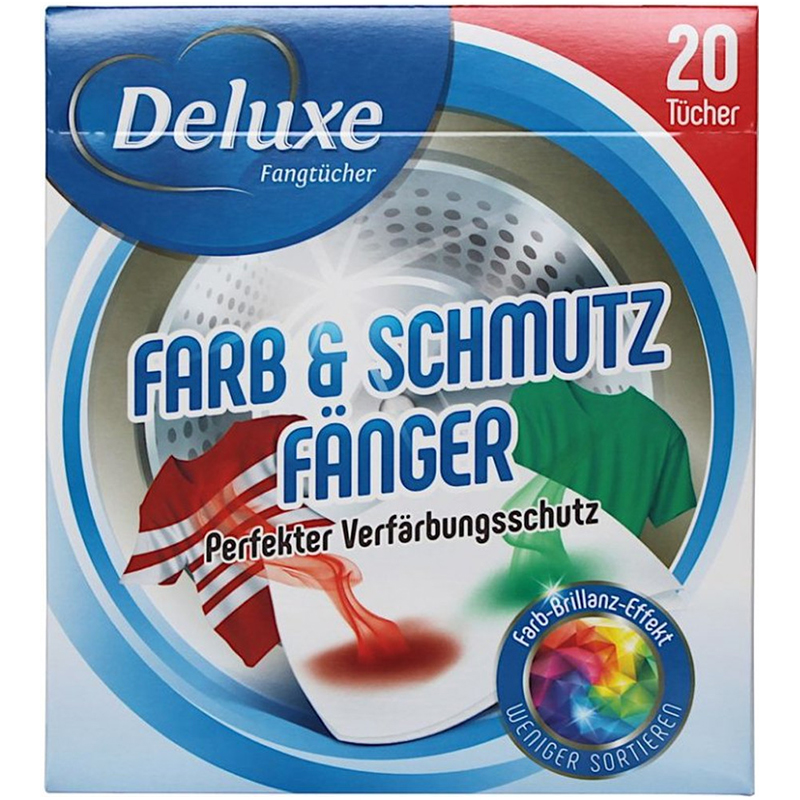 DeLuxe utierky proti zafarbeniu prádla 20 ks