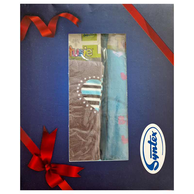 Darčeková sada - Tuptusie Pančuchy bavlnené 104-110 - 4-5 rokov dievčenské