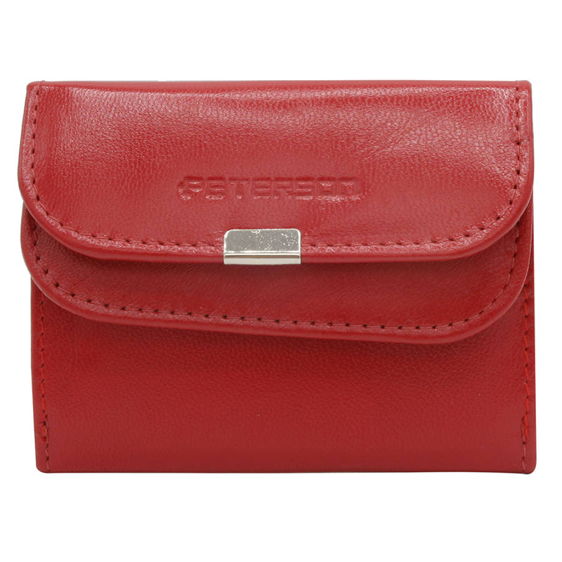 Peterson - Peňaženka kožená dámska RD-GC02-GCL-4338 RED