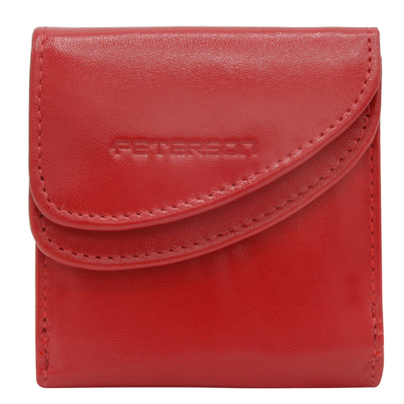 Peterson - Peňaženka kožená dámska RD-N08G-GCL-4437 Red