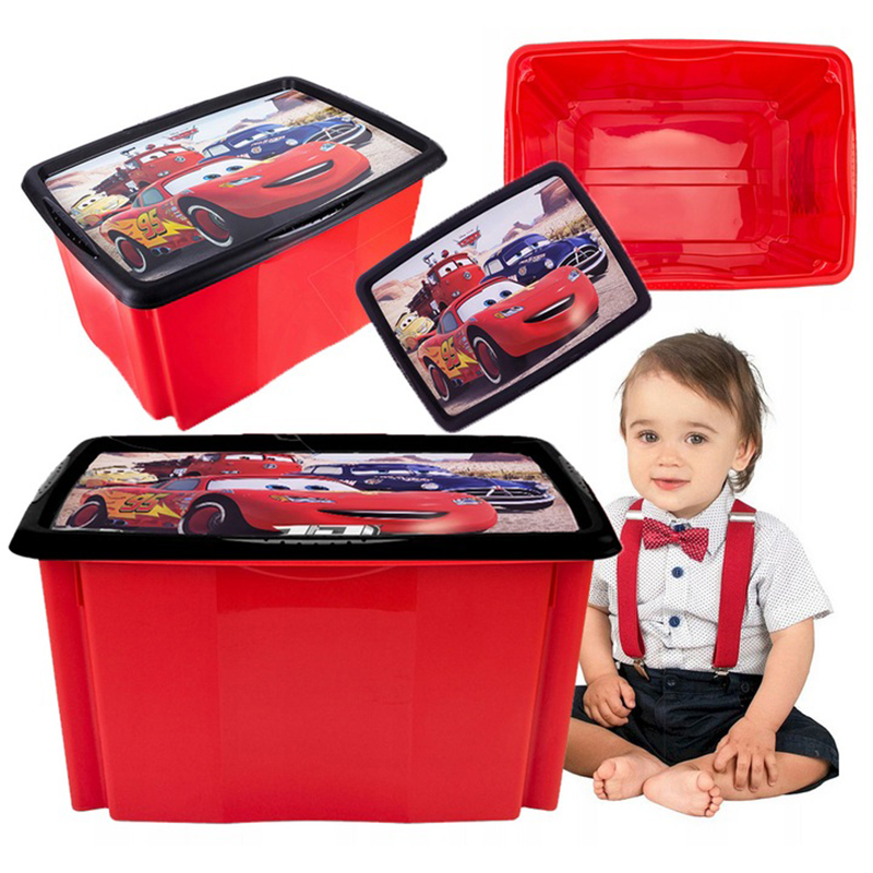 Keeeper Plastový box na hračky Cars veľký 45l