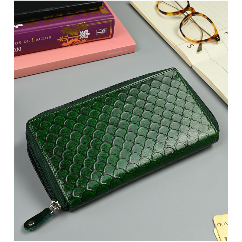 Peňaženka kožená dámska SPG-19401-1923 SHANTI Green