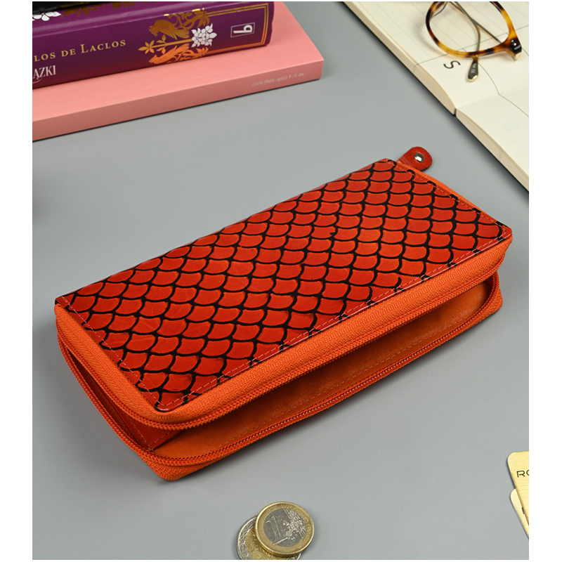 Peňaženka kožená dámska SPG-19401-1930 SHANTI Red