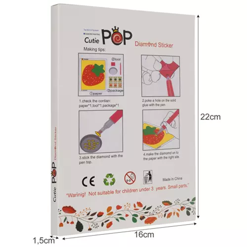 Sada na vytváranie kľúčeniek diamantovou výšivkou Kruzzel