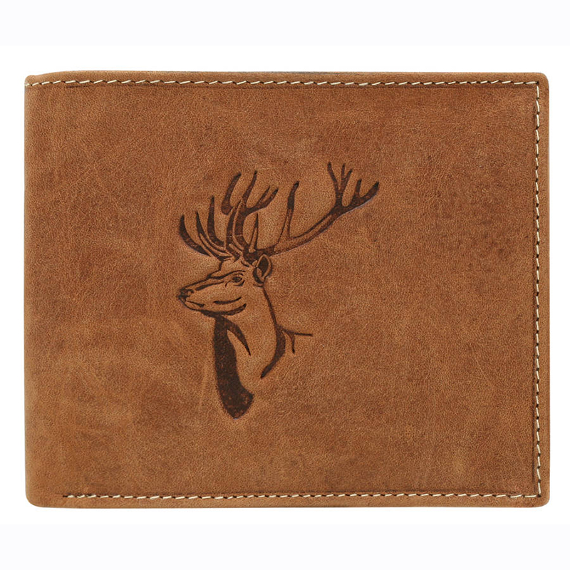 Peňaženka kožená Always Wild N992-CHM-DEER-7544 Cognac