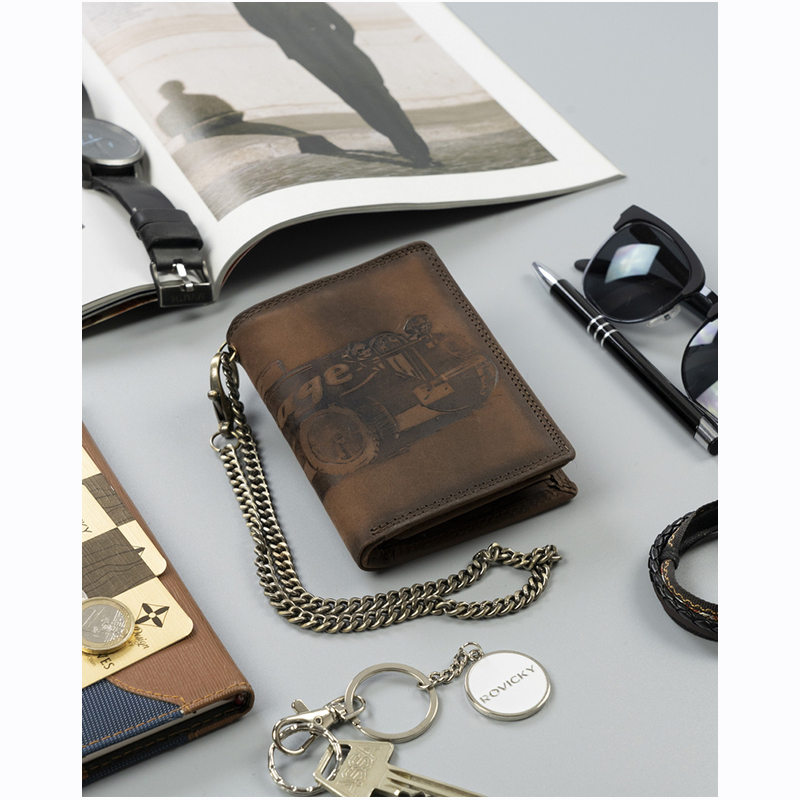 ROVICKY - Peňaženka kožená AUTO N4C-VIN-C-1990 Brown