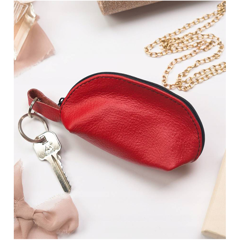 Kožená kľúčenka ZW-01-S Red