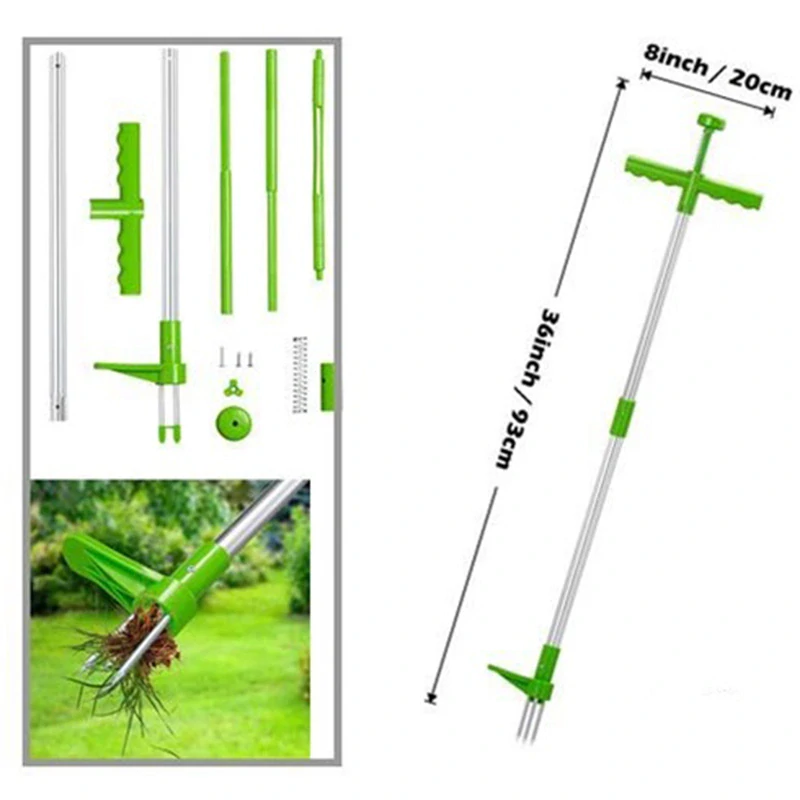 Záhradnícky vytrhávač buriny teleskopický 93cm