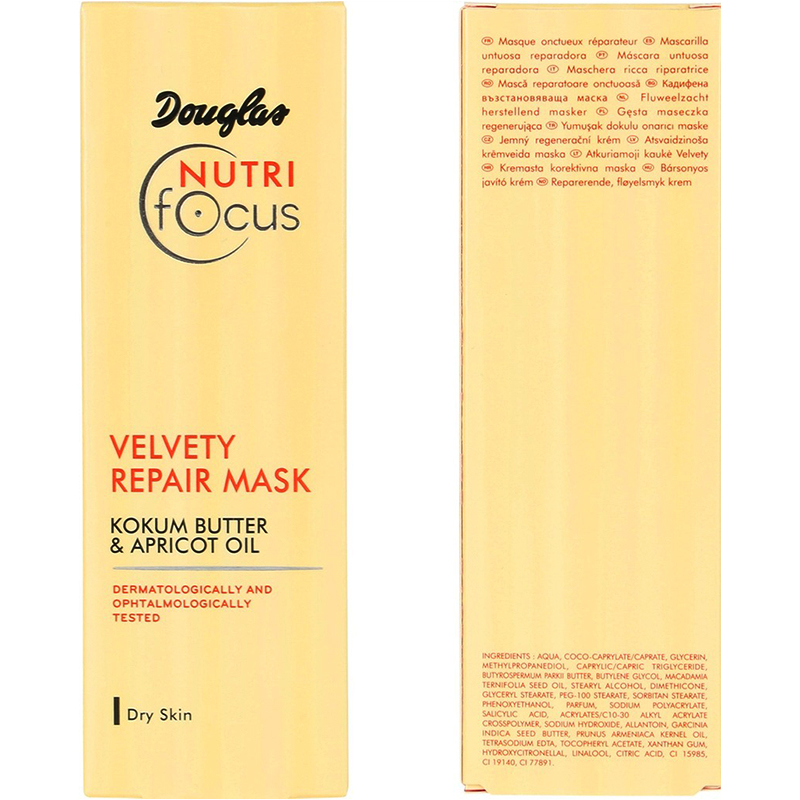 Douglas Nutri Focus Velvety Repair Hydratačná maska na suchú pleť 75ml