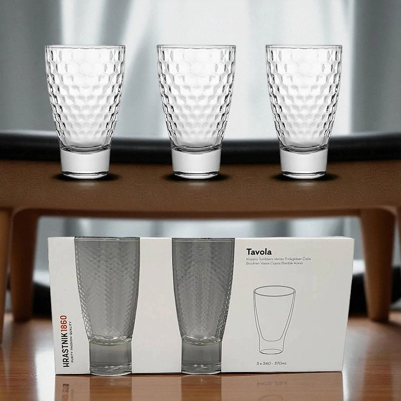 Poháre Hrastnik Tavola 3×370 ml