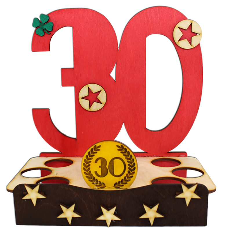 Darčeková sada Bar s fľašou a pohárikmi "30"