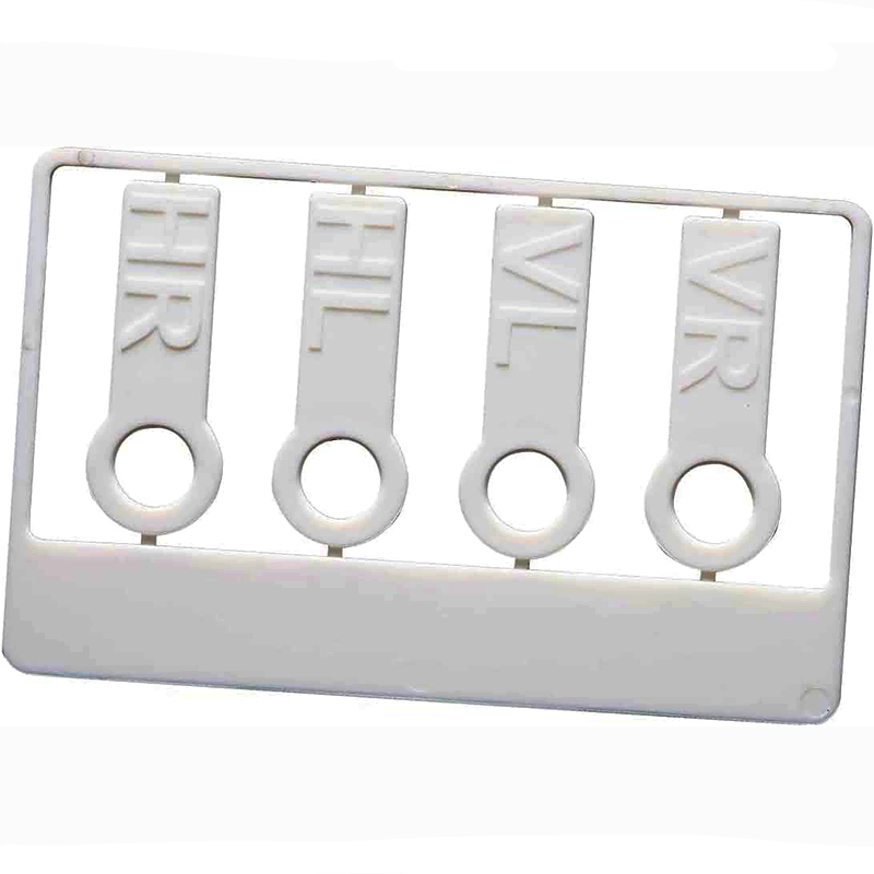 Značkovače pneumatík na ventil – sada HL / HR / VL / VR