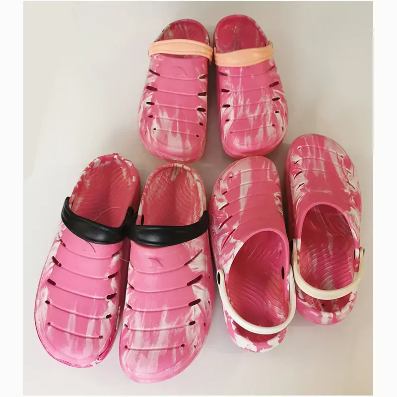 Detské kroksy ružové vzorované 31/32