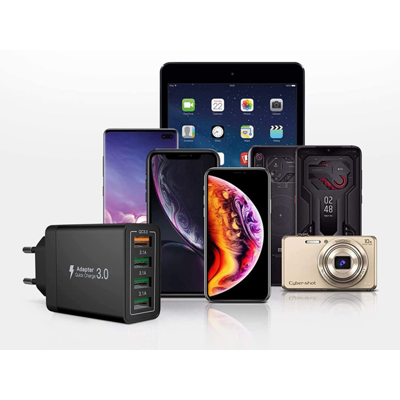 Quick Charge - Sieťová nabíjačka USB 4x