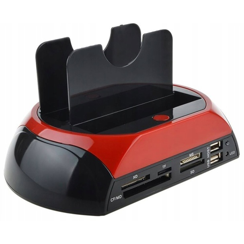 Dokovacia stanica na pevné disky a pamäťové karty