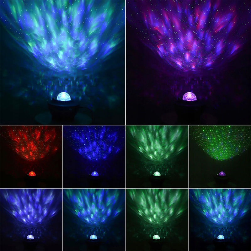 Nočná lampa s projektorom Bluetooth