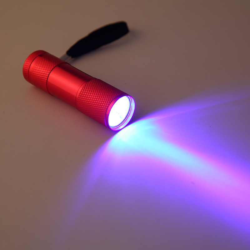 Ručná UV baterka 9LED