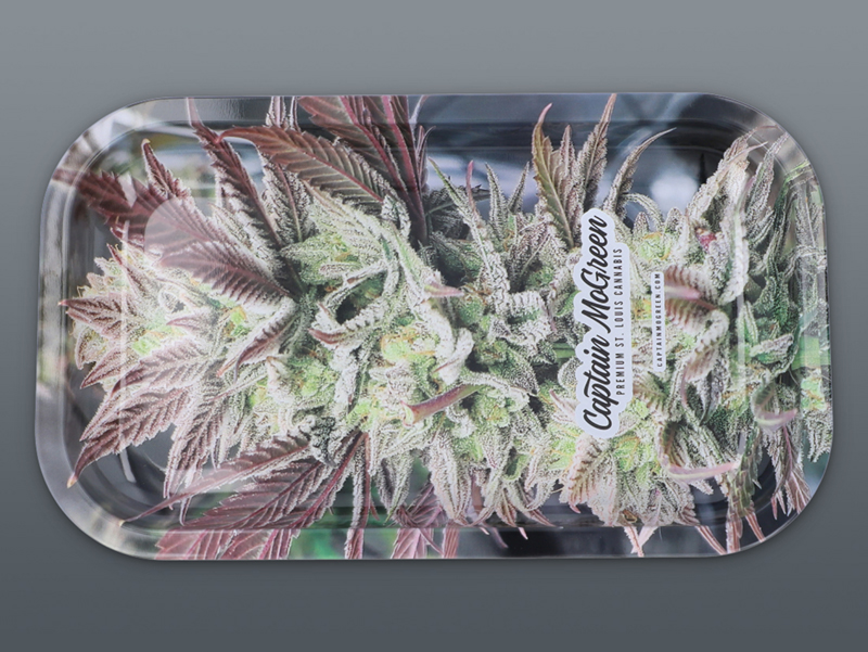 Kovový podnos Captain McGreen 27x16cm