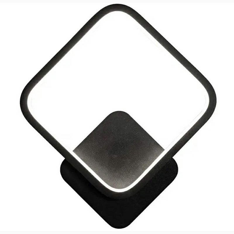 Nástenná LED lampa 12W čierna