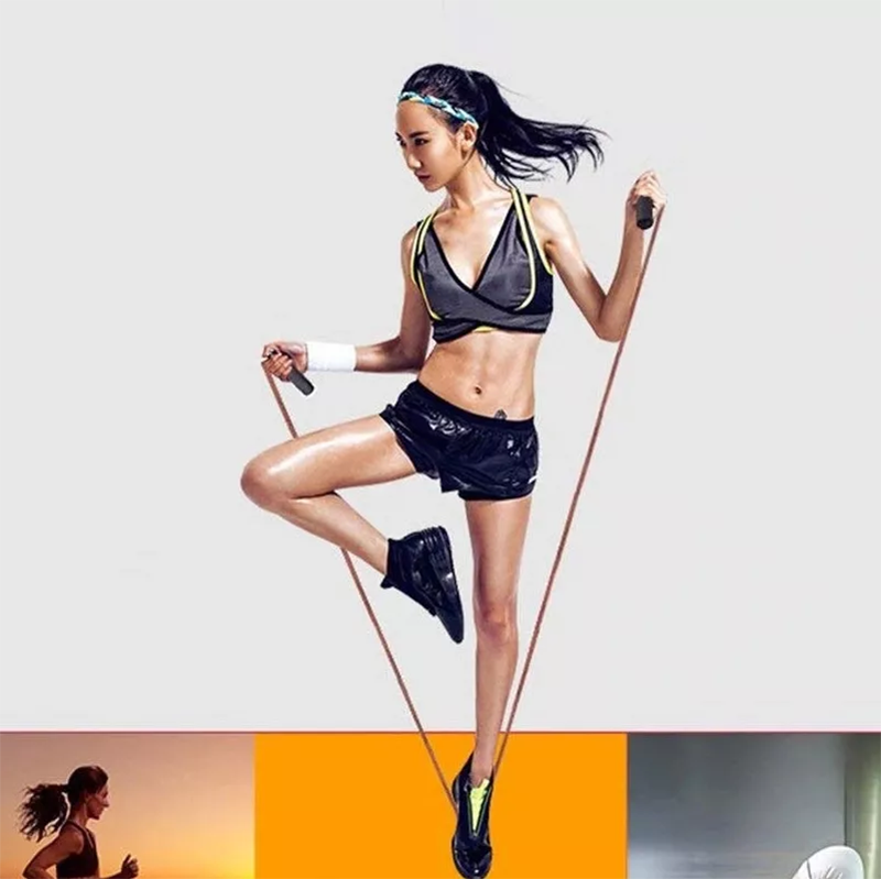 Tréningové švihadlo kožené Foxter 275cm