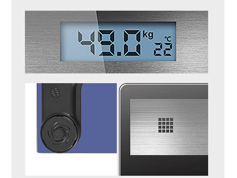 Osobná váha s teplomerom a zvukom B8031 LCD do 180kg